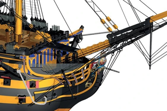 Billings BB498 1:75 HMS Victory - Wooden hull 439623