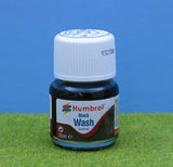 45051 AV0201 HUMBROL ENAMEL WASH BLACK 28ML