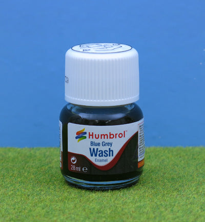 45056 AV0206 HUMBROL ENAMEL WASH BLUE GREY 28ML