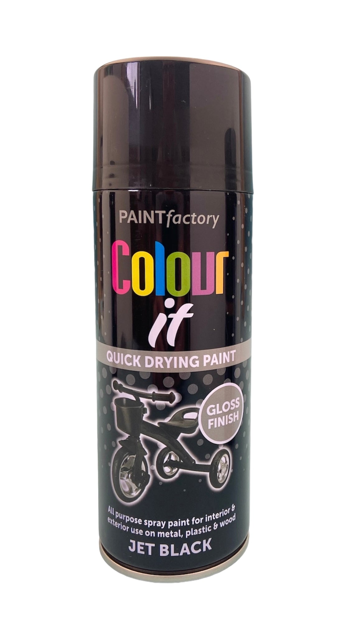 45120 RAPIDE 1732PR GLOSS BLACK SPRAY - 400ml CAN
