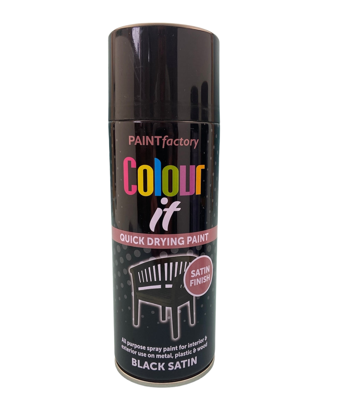 45122 RAPIDE 2685 SATIN BLACK SPRAY - 400ml CAN