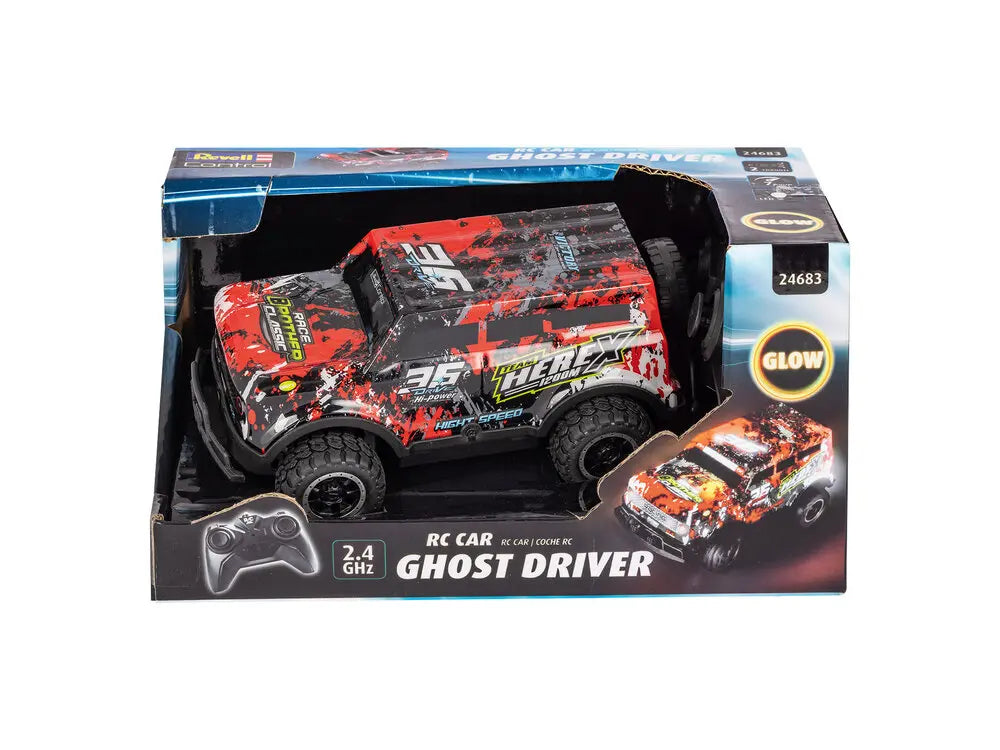 Revell Ready Run Ghost Driver RC Car - Red 24683