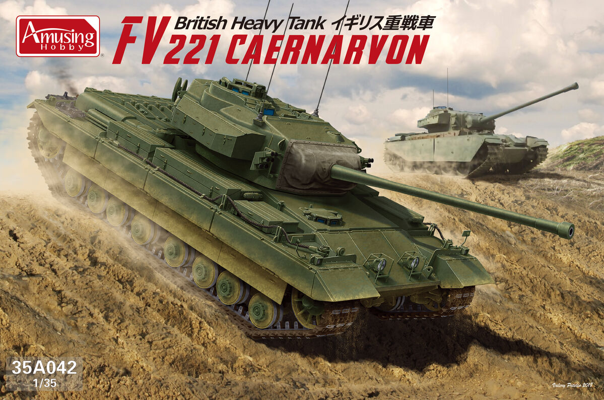 Amusing Hobby 1/35 FV221 Caernarvon British Heavy Tank 35A042