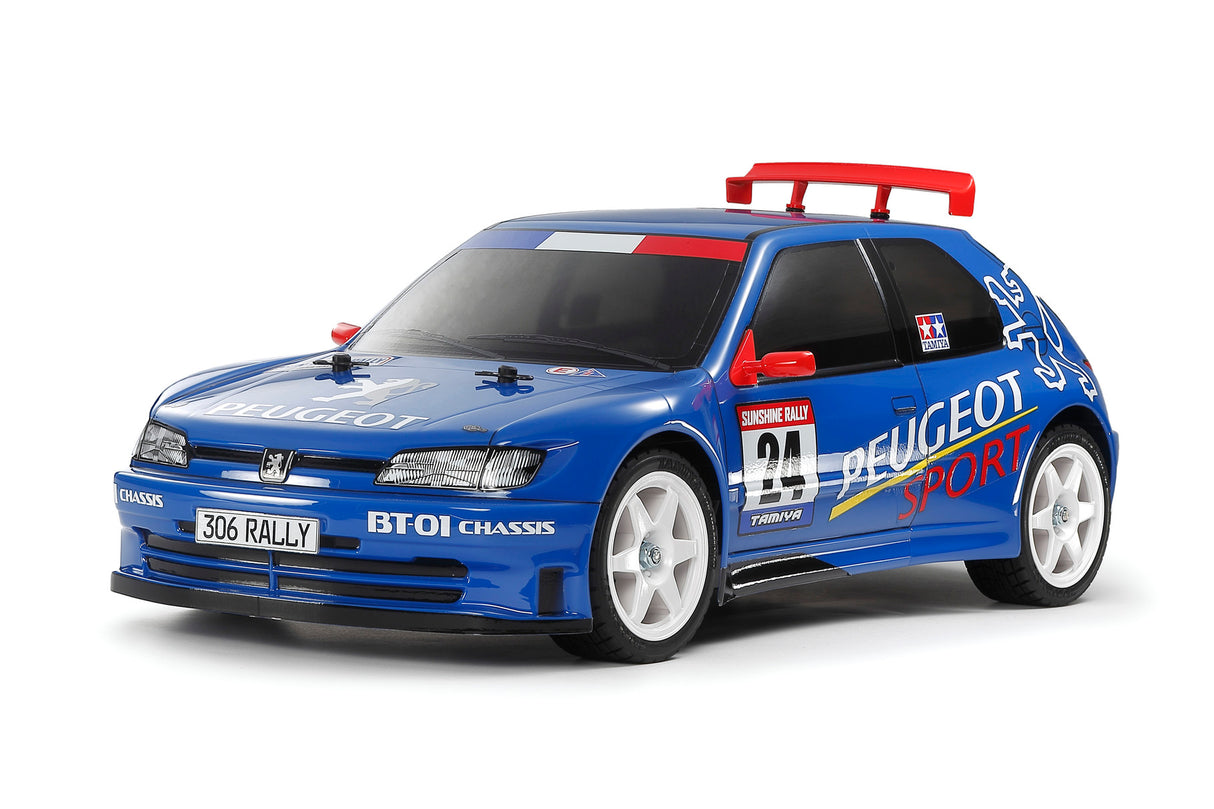 TAMIYA Peugeot 306 Maxi with Blue Painted Body (BT-01)