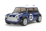 TAMIYA Mini Cooper Racing with Blue Painted Body Kit (MB-01)