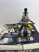 Saito FA-80T 4-Stroke Glow Engine R/C Aircraft Engine – Second hand in a 90 twin box
