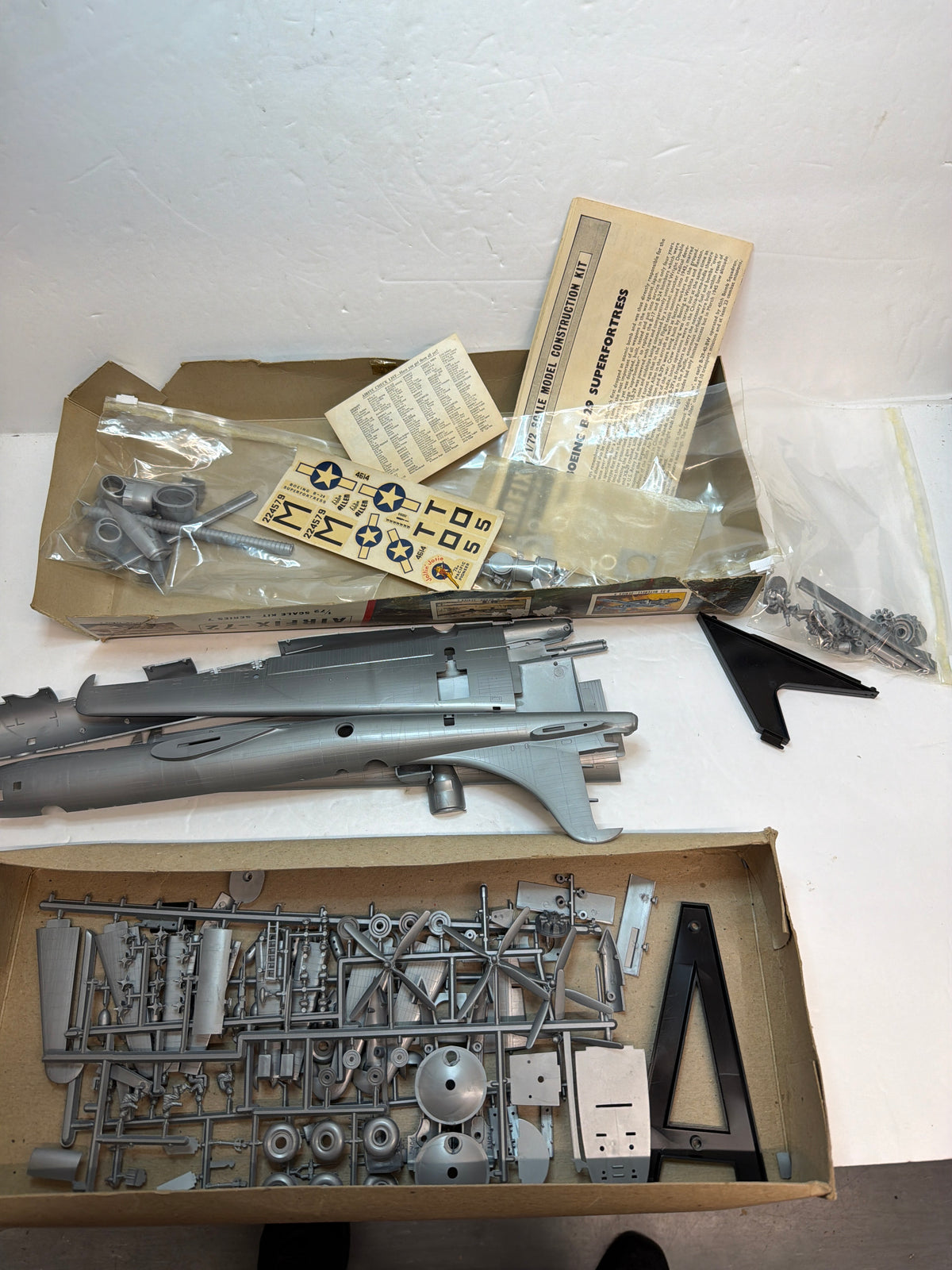 Airfix Boeing B-29 Superfortress 1/72 781 / 07001-4 Plastic Model Kit Vintage