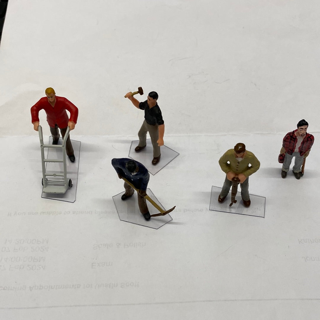 Scenic Accessories - Pack of 5 Workman Figures