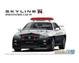 06280 Aoshima 1/24 NISSAN BNR34 SKYLINE GT-R PATROL CAR 1999