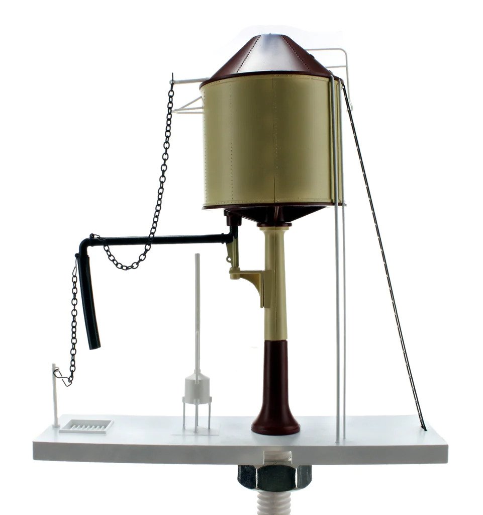 Water Tower Chocolate & Cream Conical Static
