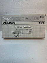 Pegasus Vickers F.B.5 Gun Bus 1/72 Plastic model Kit Vintage