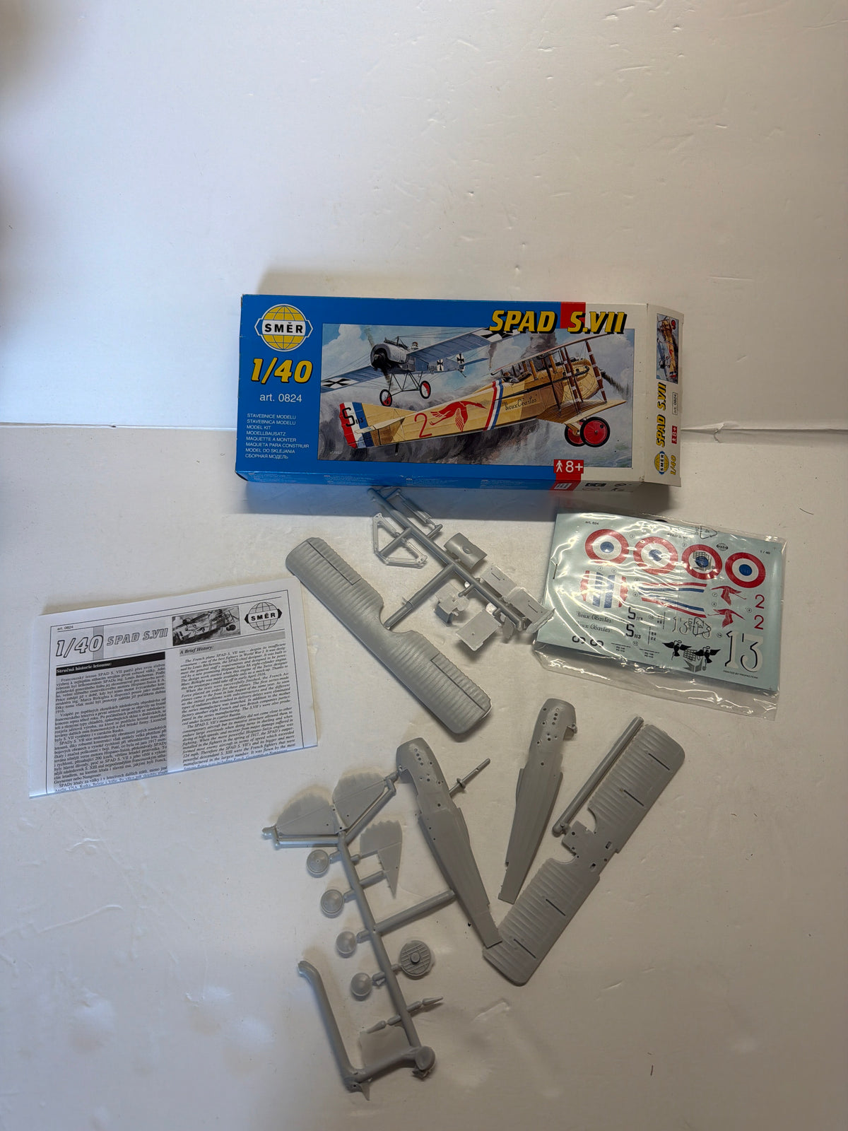 Smer Spad S.VII 1:40 scale Plastic Model Kit