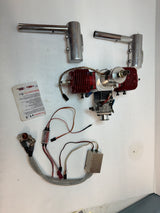 CRRCpro  55cc Petrol Engine Gagsoline twin Cylinder Side Exhaust 2-Stroke Petrol Engine second hand
