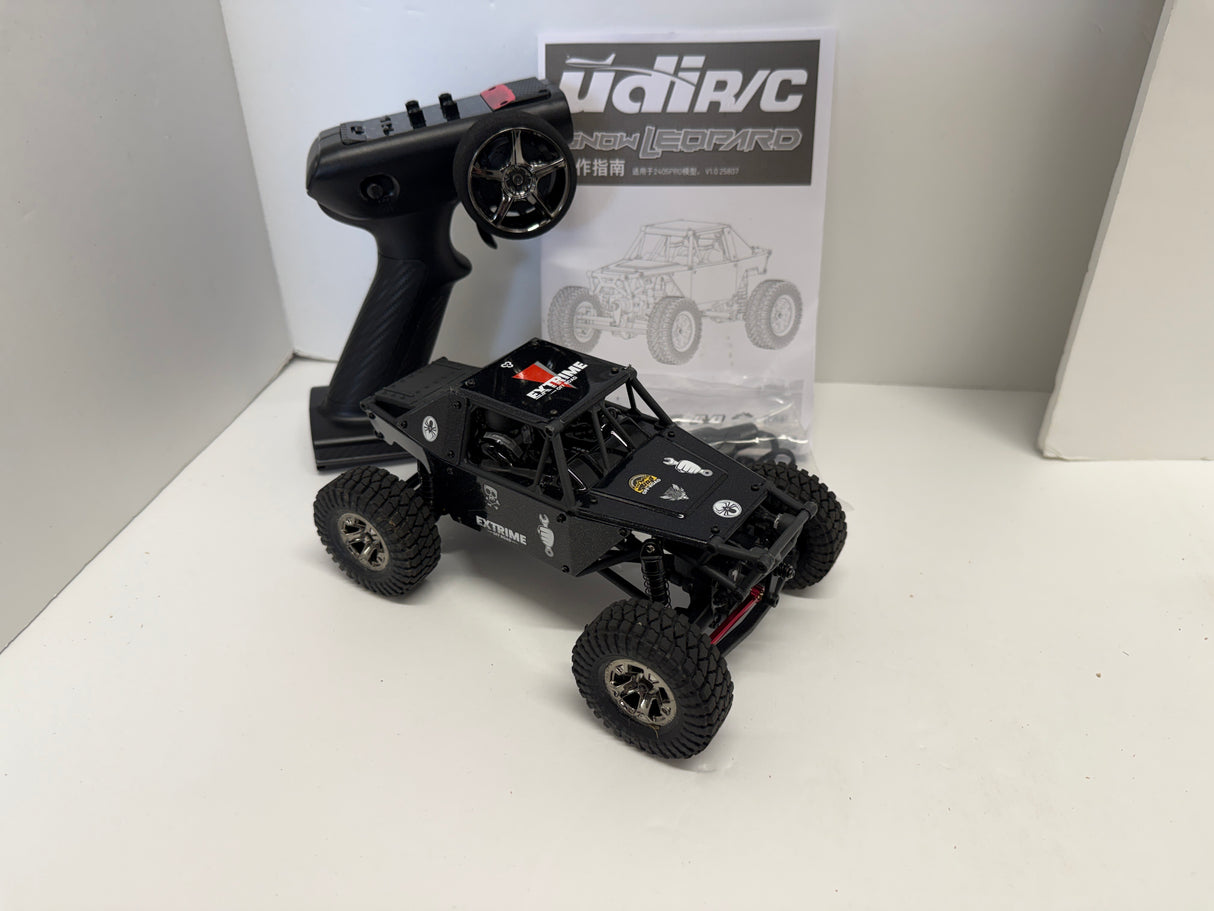UDI RC UCX24 SNOW LEOPARD 1/24 CRAWLER RTR BRUSHED - BLACK - Second Hand