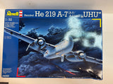 Revell Plastic aircraft kit Heinkel He 219 A-7 (A-5/A-2 Late) UHU 1:32 04666 Opened but complete
