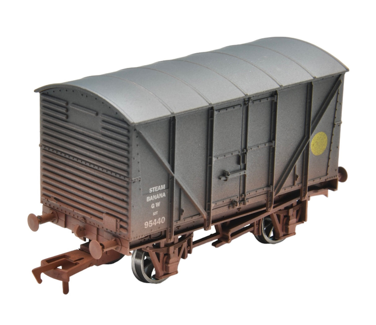 WEATHERED Banana Van GWR GREY 95440