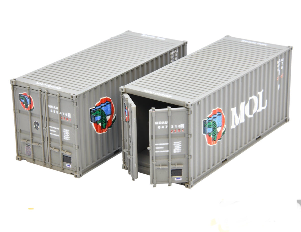 Container 20FT Mitsui Lines 047318 8/053476 6 Twin Pack