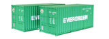 Container 20FT EMCU EVERGREEN  Twin Pack75951 5 & 01151 3
