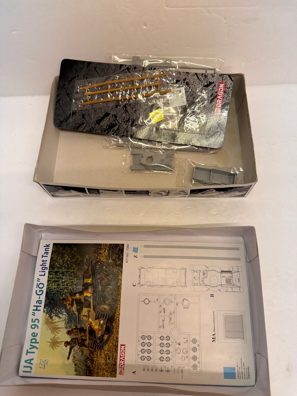 Dragon Plastic Model Tank Kit Dragon Type 95 Ha-Go — 1:72