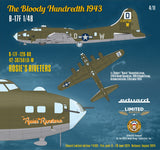 Eduard 1/48 B-17F the Bloody Hunath 1943 kit 11183