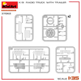 MiniArt 1/35 K-51 Radio Truck with Trailer Kit - 37062