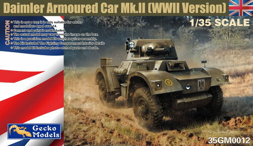 GECKO 1/35 DaimlerArmoured Car Mk.II (WWII Version) kit35GM0012