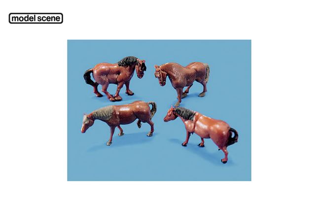 Modelscene Kit OO HO 5105 Horses and Ponies