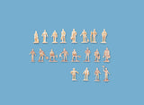 Assorted Unpainted Figures set A