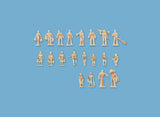 Assorted Unpainted Figures set B