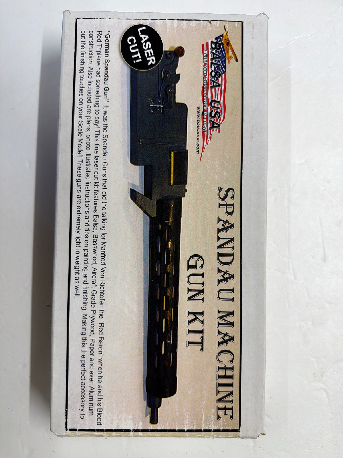 Balsa USA 1/3 Scale Spandau Gun Kit