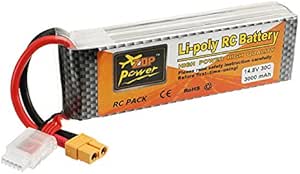 Zop Power 4s 14.8v 3000mAh 30c Lipo - XT60