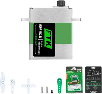 PTK 9497 MG-D Reless Metal servo high torque 13 kg micro servo RC upgrade part TRX4M TRX4MT 1/18 (1pcs)