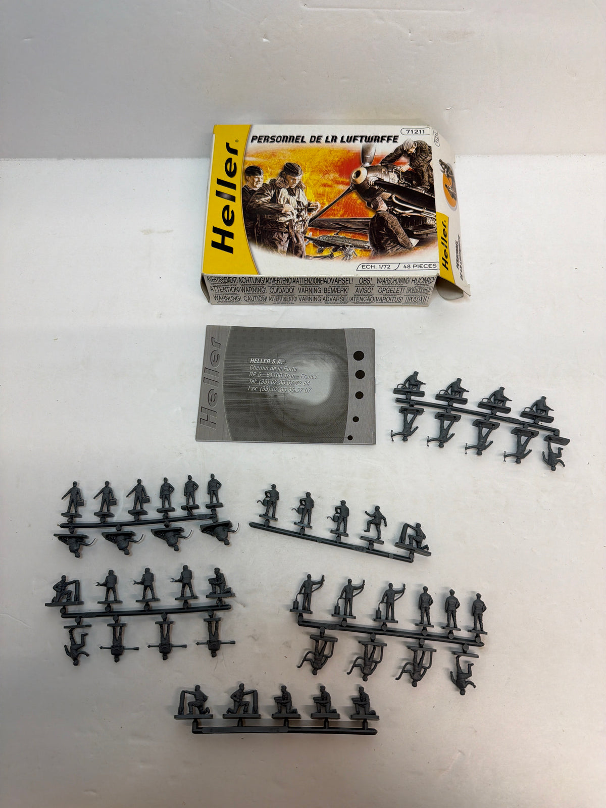 Heller 71211 Personnel de la Luftwaffe — 1/72 Scale Plastic model kit