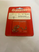 Graupner High Start Hook 8.5x12.5x2mm - Pack of 9