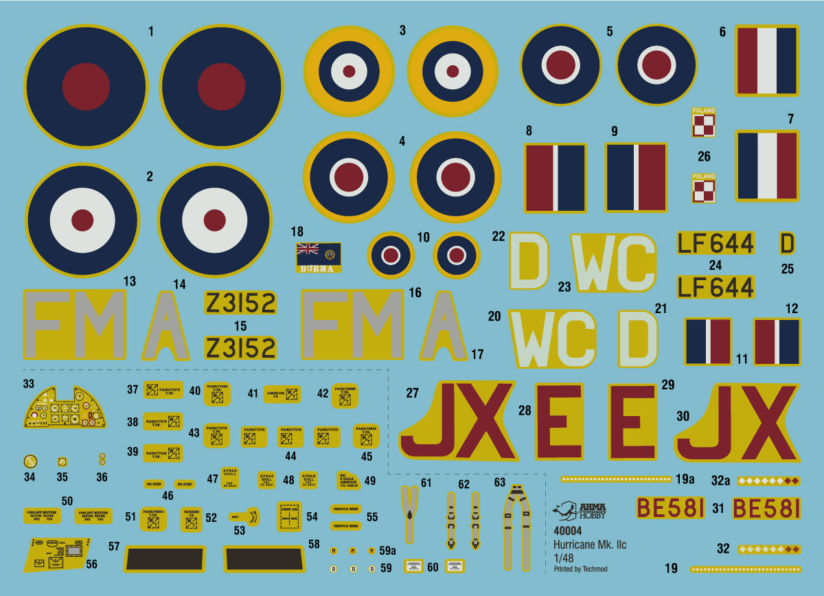 Arma Hobby 40004 Hurricane Mk IIc 1/48