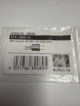Schulze Receiver Crystal  quartz mini / 40MHz / channel 89 40.935