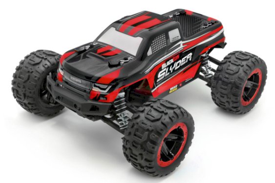 HPI BlackZon Slyder MT 1/16 4WD Electric Monster Truck - RED