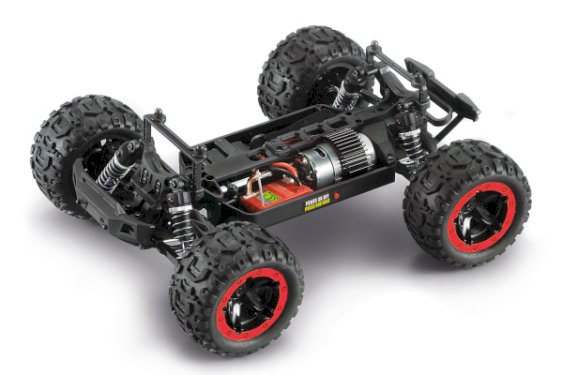 HPI BlackZon Slyder MT 1/16 4WD Electric Monster Truck - RED