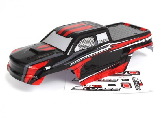 Blackzon Slyder MT Body Shell (Black/Red) 540190