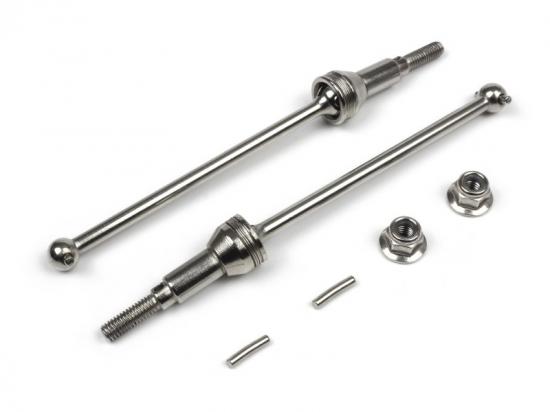 Blackzon Front Universal Drive Shafts (Steel/2pcs)