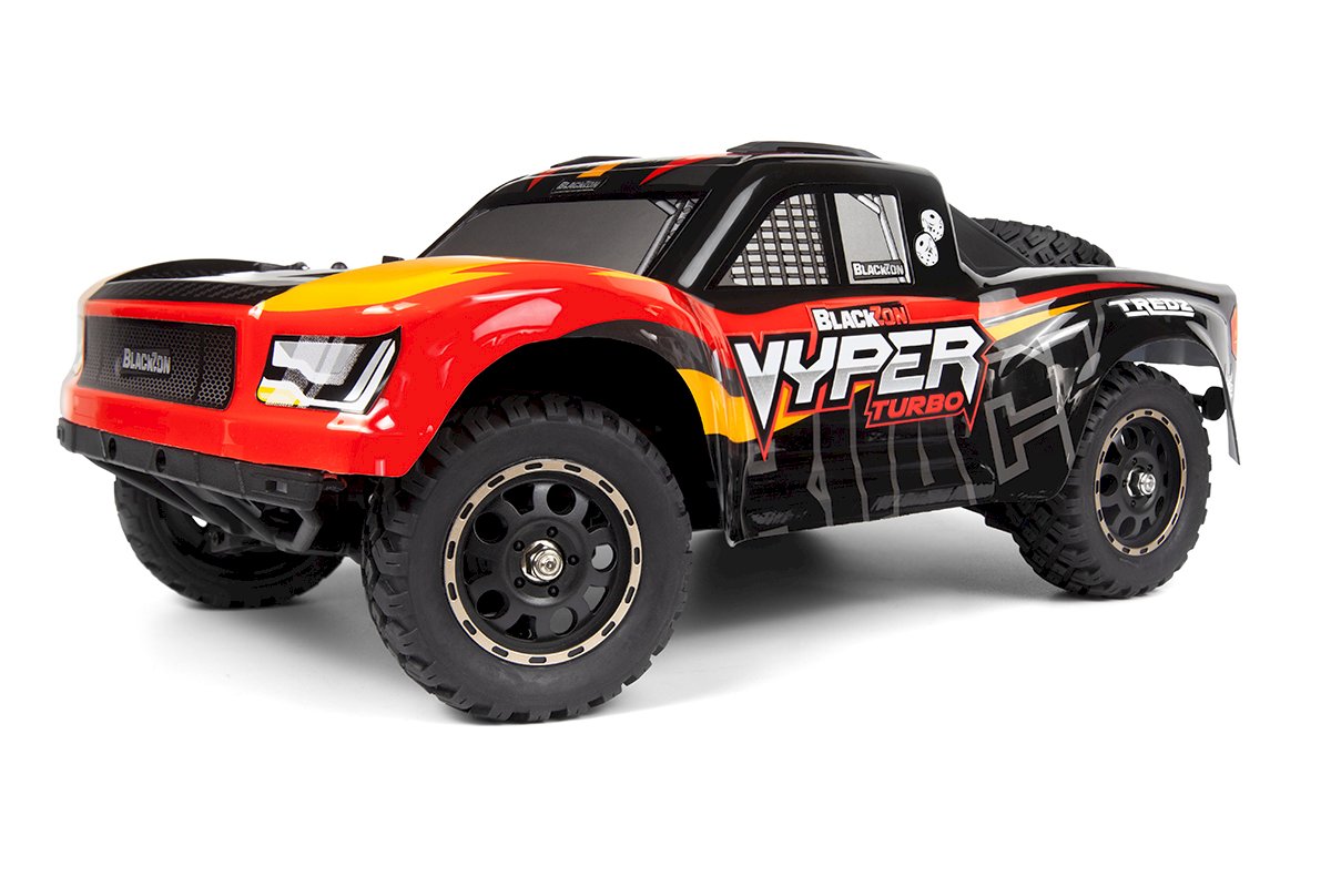 BLACKZON Vyper SC Turbo 1/16 4WD 2S Brushless - Red/Orange