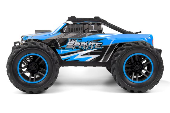 BLACKZON Spryte MT 1/20 4WD Electric Monster Truck - Ready to Run - Blue 540301