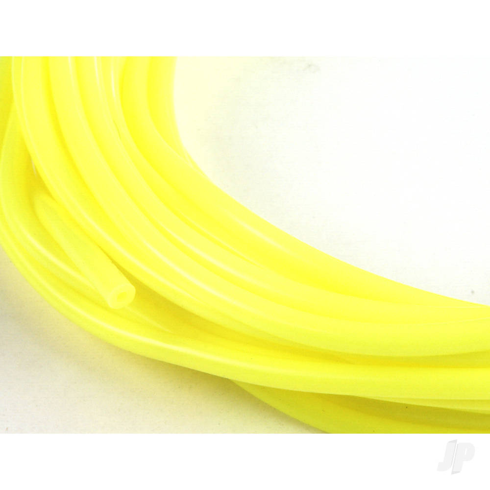 2mm (3/32) Silicone Fuel Tube Neon Yellow 10m