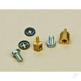 Sl63 P/Rod Connector Brass (2x10)