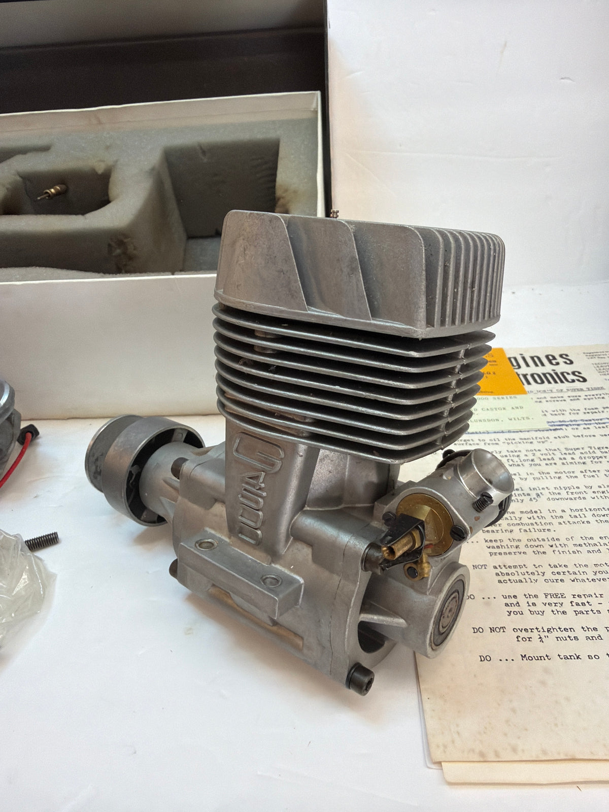 Super Tigre G4500 Engine - with Swing & Pitts Style Muffler and mount - Second Hand