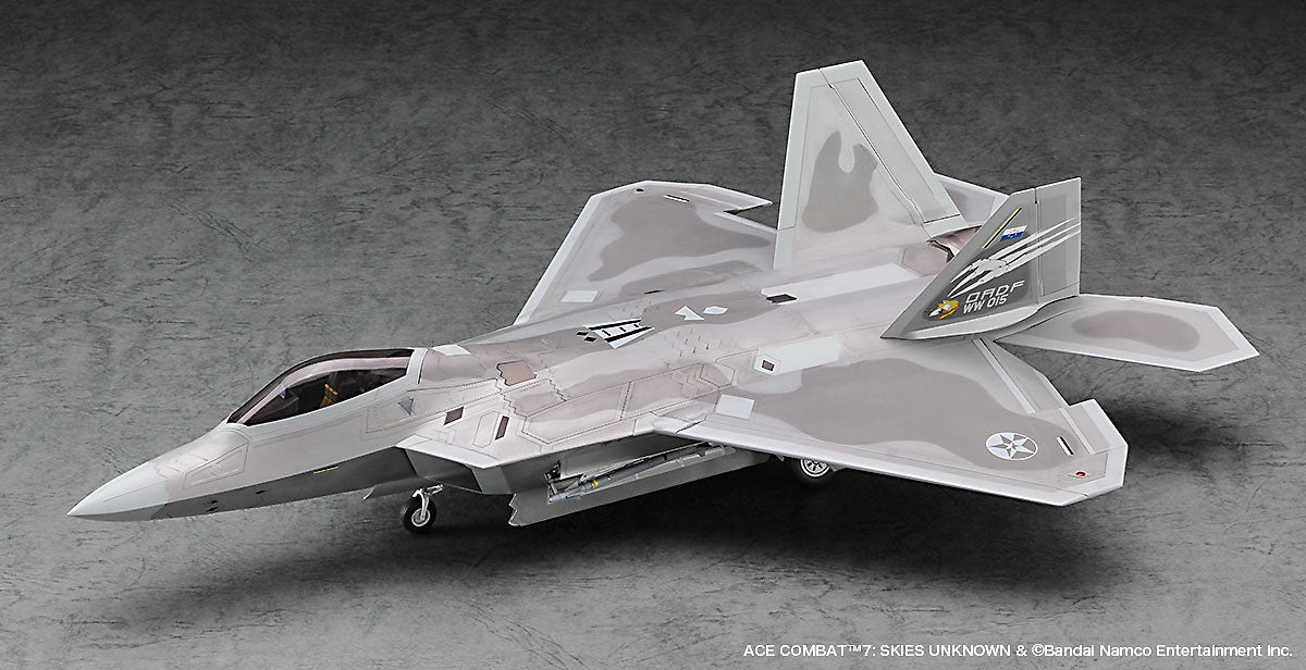 Hasegawa 1:48 F-22 Raptor Strider 1 Ace Combat 7 Skies Unknown Kit HSP558