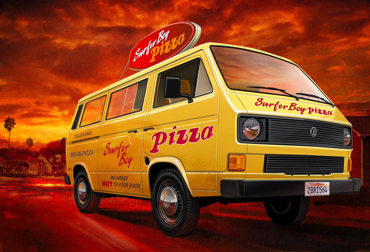 Revell 1/25 #07725"Stranger Things" VW T3 Argyle's Surfer Boy Pizza Van