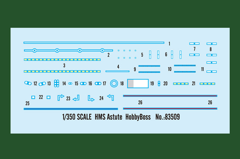 HobbyBoss 1/350 HMS Astute Kit 83509