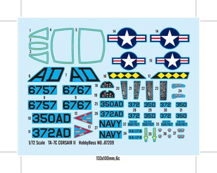 Hobby Boss 1/72 TA7C Corsair II kit 87209