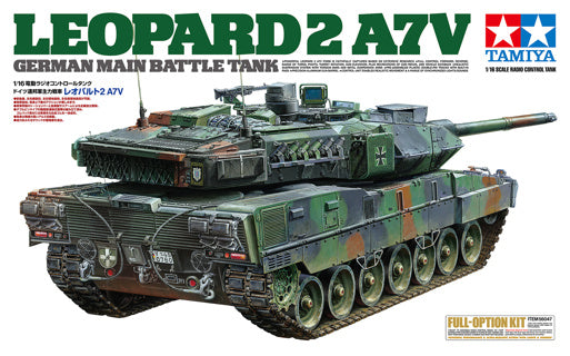 Tamiya R/C Leopard 2 A7V with Option Kit - FOR PRE ORDER - EXPECTED 2025